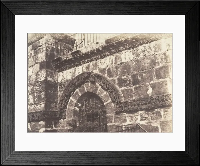 Framed Print : Jerusalem, Saint-Sepulcre, Details de la facade, 1854 Framed Print : Jerusalem, Saint-Sepulcre, Details de la facade, 1854