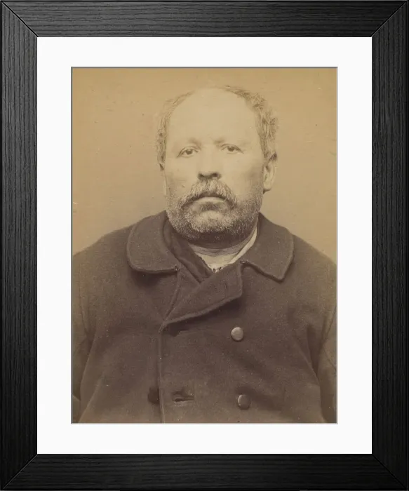 Framed Print : Court. Jean-Claude. 58 ans, ne a Cherissey-le-M. (Haute-Savoie) Framed Print : Court. Jean-Claude. 58 ans, ne a Cherissey-le-M. (Haute-Savoie)