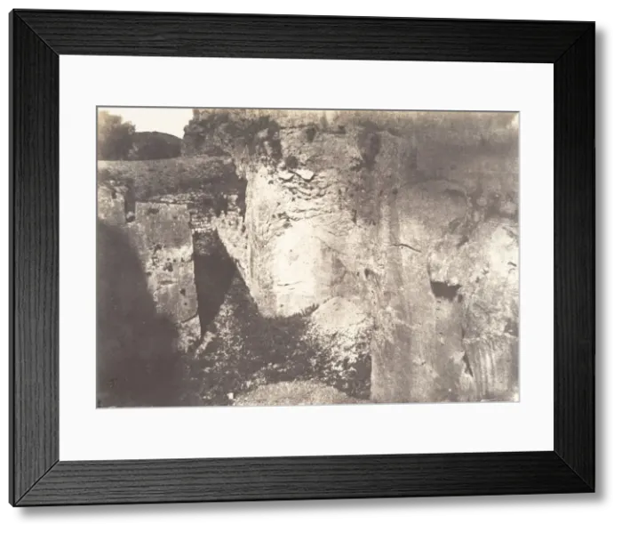 Framed Print : Jerusalem, Carriere a la Porte de Damas, 1854. Creator: Auguste Salzmann Framed Print : Jerusalem, Carriere a la Porte de Damas, 1854. Creator: Auguste Salzmann
