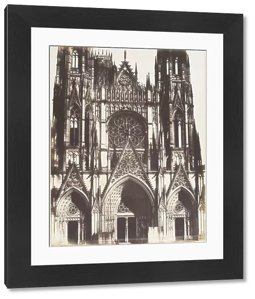 Portail de Saint-Ouen, Rouen, 1852-54. Creator: Edmond Bacot