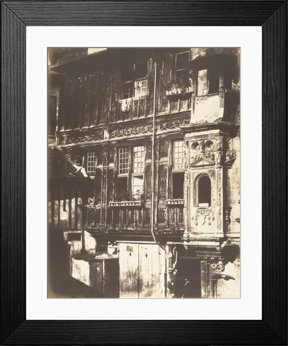 Framed Print : Cloitre Saint-Amand, Rouen, 1852-53. Creator: Edmond Bacot Framed Print : Cloitre Saint-Amand, Rouen, 1852-53. Creator: Edmond Bacot