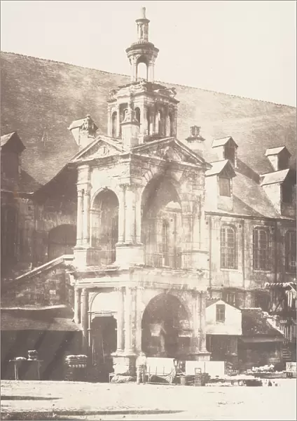Escalier de la Basse Vieille Cour, Rouen, 1852-54. Creator: Edmond Bacot