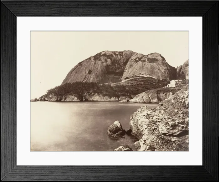 Framed Print : La Ciotat, Bec de l Aigle, ca. 1861. Creator: Edouard Baldus Framed Print : La Ciotat, Bec de l Aigle, ca. 1861. Creator: Edouard Baldus