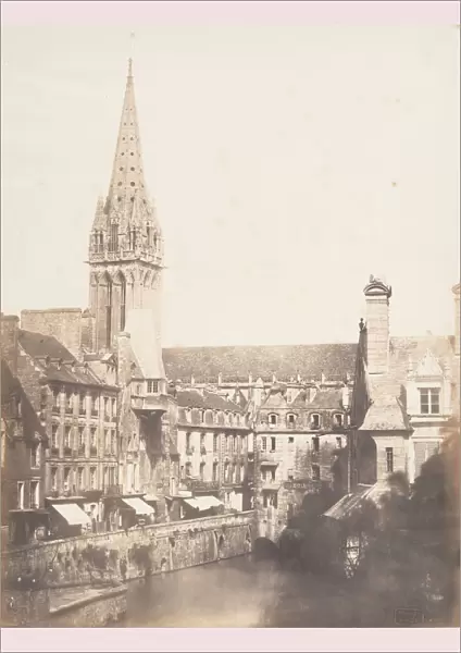 Rue des Petits Murs, Caen, 1852-54. Creator: Edmond Bacot