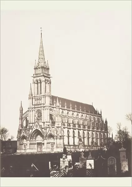 Notre Dame de Bonsecours, pres Rouen, 1852-54. Creator: Edmond Bacot
