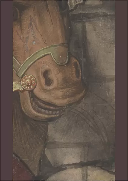 Horses head, 1500-1550. Creator: School of Raphael