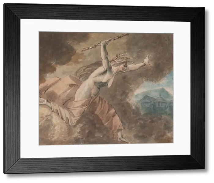 Framed Print : Envy from Ovids House of Envy (Book II, lines 760-796) (recto)... 1770-80 Framed Print : Envy from Ovids House of Envy (Book II, lines 760-796) (recto)... 1770-80