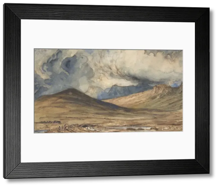 Framed Print : Mountains of Auvergne, 1831-33. Creator: Paul Huet Framed Print : Mountains of Auvergne, 1831-33. Creator: Paul Huet