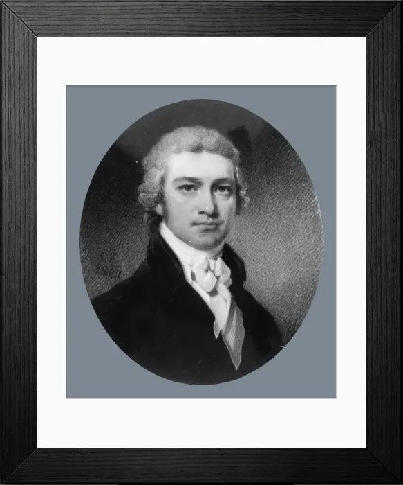 Framed Print : Charles Goldsborough, 1802. Creator: Robert Field Framed Print : Charles Goldsborough, 1802. Creator: Robert Field