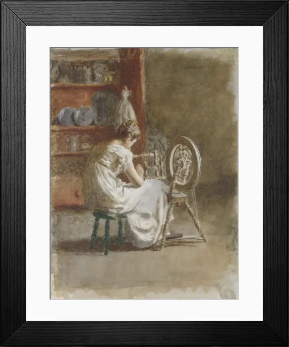 Framed Print : Homespun, 1881. Creator: Thomas Eakins Framed Print : Homespun, 1881. Creator: Thomas Eakins