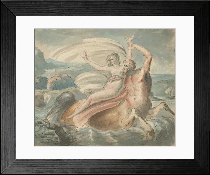 Framed Print : The Abduction of Deianira, 1770-80. Creator: William Hamilton Framed Print : The Abduction of Deianira, 1770-80. Creator: William Hamilton