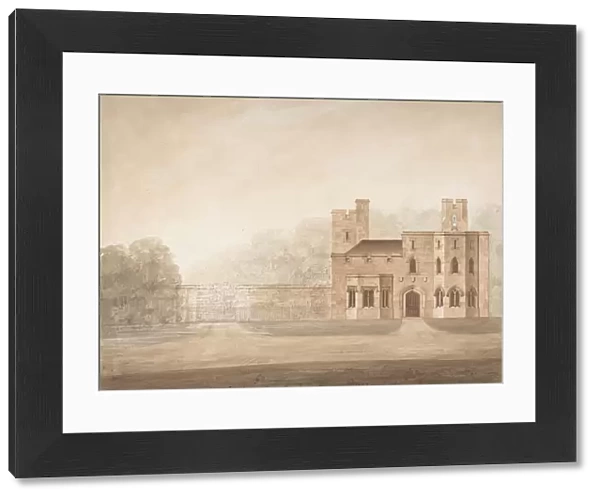 Design for Bishopsgate Lodge, at Windsor Castle, Berkshire, ca. 1820-30