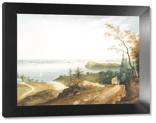 New York from Weehawk, ca. 1820-23. Creator: William Guy Wall