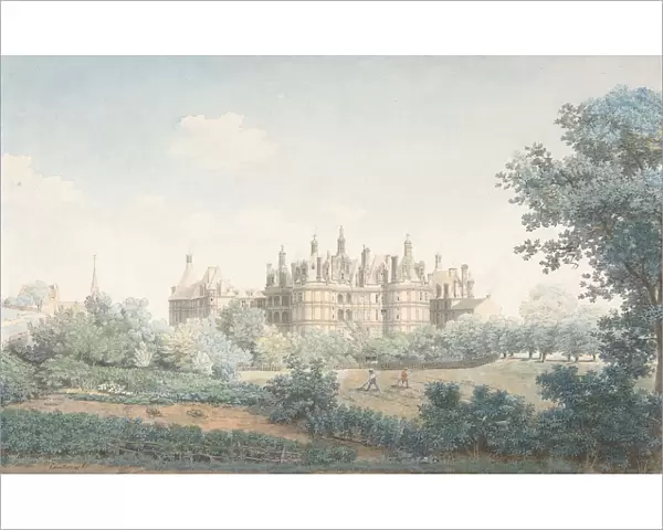 The Chateau of Chambord Seen from the Southwest, 18th century