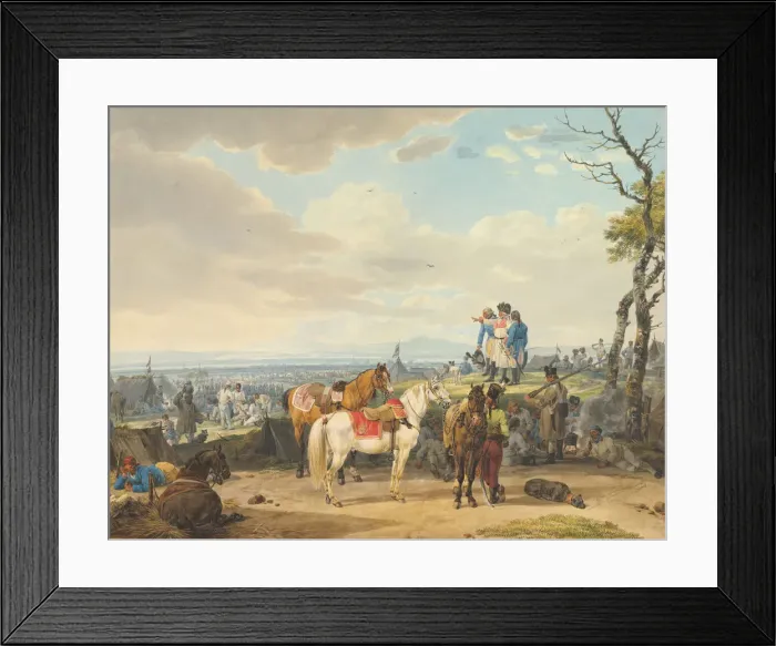 Framed Print : Austrian Soldiers, late 18th-19th century. Creator: Wilhelm von Kobell Framed Print : Austrian Soldiers, late 18th-19th century. Creator: Wilhelm von Kobell