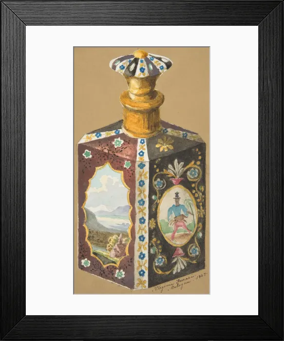 Framed Print : Design for a Decanter, 19th century. Creator: Virginia Ferrari Framed Print : Design for a Decanter, 19th century. Creator: Virginia Ferrari