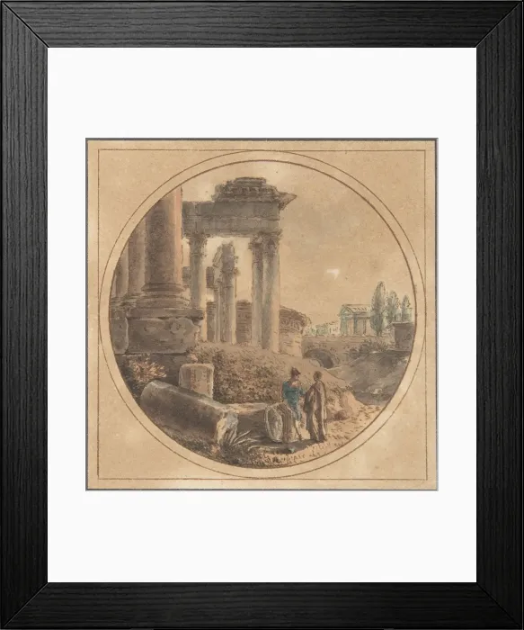 Framed Print : Fantasy View of the Roman Forum, n. d Creator: Victor Jean Nicolle Framed Print : Fantasy View of the Roman Forum, n. d Creator: Victor Jean Nicolle