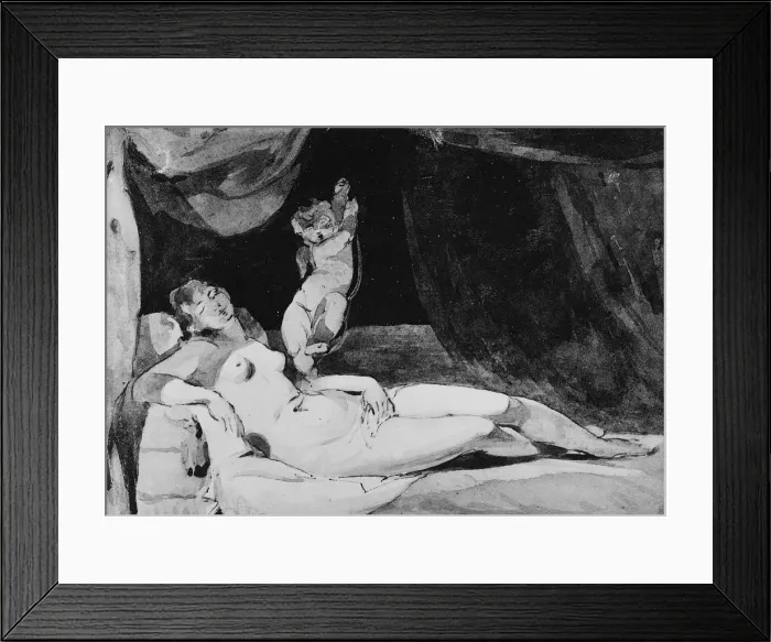 Framed Print : Sleeping Venus. Creator: Thomas Sully