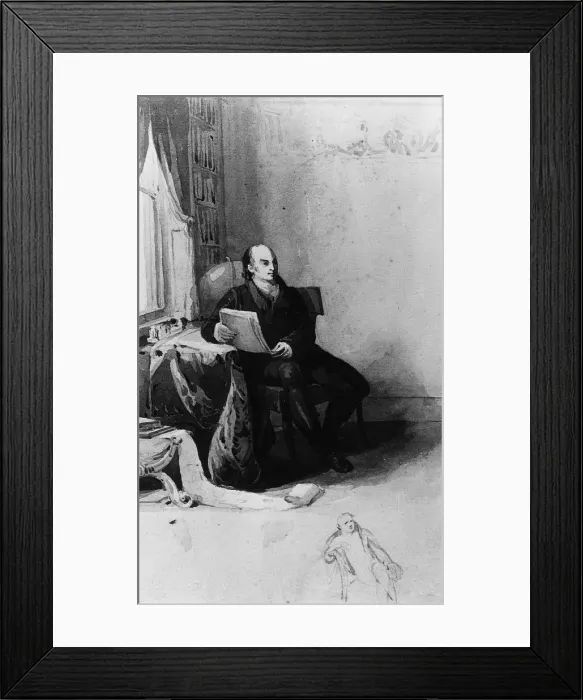 Framed Print : John Quincy Adams, 1824. Creator: Thomas Sully Framed Print : John Quincy Adams, 1824. Creator: Thomas Sully