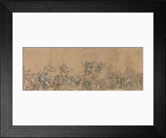 Framed Print : Study for Angels Sealing the Foreheads of the Children of Israel in Saint Peter s Framed Print : Study for Angels Sealing the Foreheads of the Children of Israel in Saint Peter s