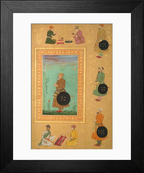 Framed Print : Portrait of Islam Khan Mashhadi, 17th century. Creator: Payag Framed Print : Portrait of Islam Khan Mashhadi, 17th century. Creator: Payag
