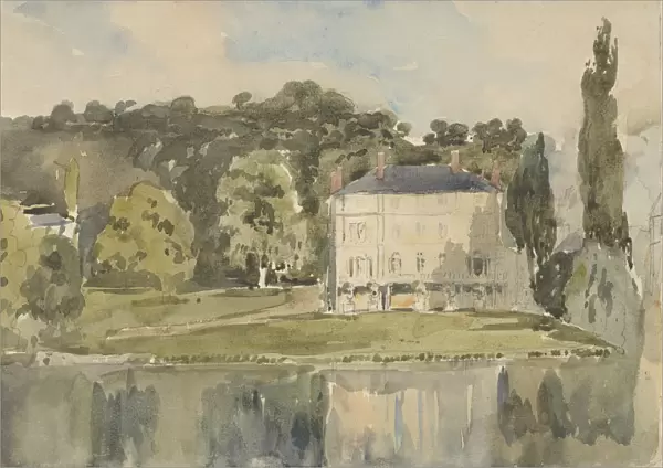 View of the Chateau at Folembray, ca. 1831. Creator: Paul Huet