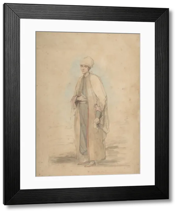 Framed Print : Son of the Tunisian Ambassador, 1780. Creator: Ozias Humphry Framed Print : Son of the Tunisian Ambassador, 1780. Creator: Ozias Humphry