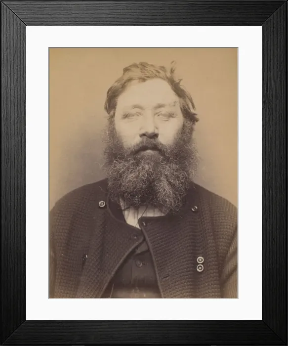 Framed Print : Perrare. Antoine. 53 ans, ne a St Diaur (Rhone). Mecanicien Framed Print : Perrare. Antoine. 53 ans, ne a St Diaur (Rhone). Mecanicien