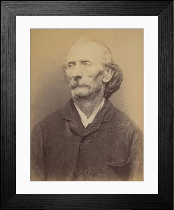 Framed Print : Percheron. Auguste. 56 ans, ne a Poitier (Nievre). ecrivain public Framed Print : Percheron. Auguste. 56 ans, ne a Poitier (Nievre). ecrivain public
