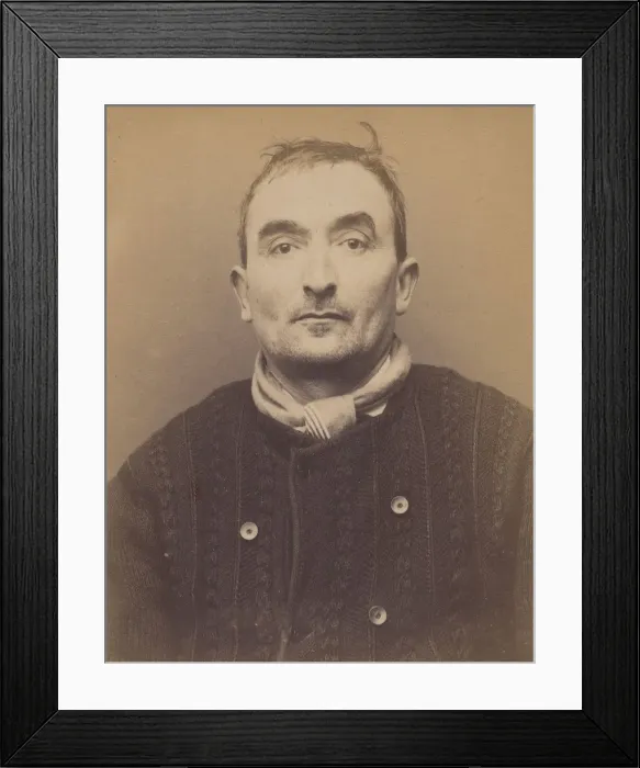 Framed Print : Gaillard. Pierre, Auguste. 47 ans, ne a Foulanges (Cantal) Framed Print : Gaillard. Pierre, Auguste. 47 ans, ne a Foulanges (Cantal)