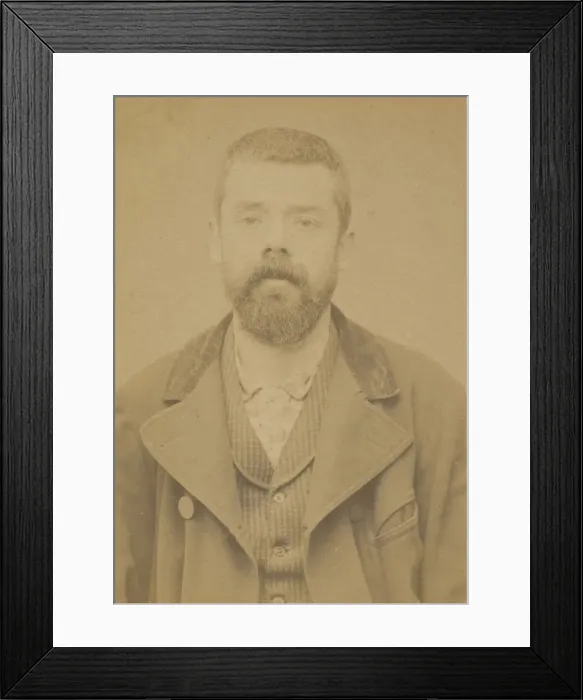Framed Print : 309. Ochart. Alphonse. 37 ans, ne le 24 / 1 / 56 a Asbruch (Nord) Framed Print : 309. Ochart. Alphonse. 37 ans, ne le 24 / 1 / 56 a Asbruch (Nord)