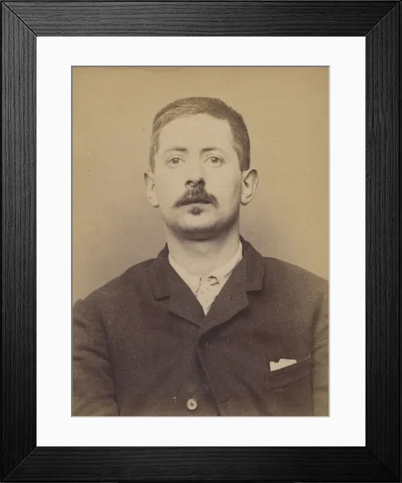 Framed Print : Fournier. emile, Christophe. 26 ans, ne a St-Martial (Creuse). Serrurier Framed Print : Fournier. emile, Christophe. 26 ans, ne a St-Martial (Creuse). Serrurier