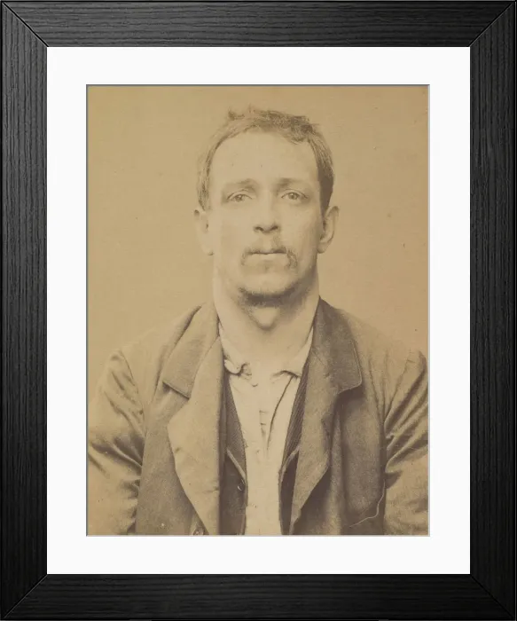 Framed Print : Rodskidski. Eloi, Jean-Baptiste. 37 ans, ne a Paris Xlle 13 / 12 / 56 Framed Print : Rodskidski. Eloi, Jean-Baptiste. 37 ans, ne a Paris Xlle 13 / 12 / 56