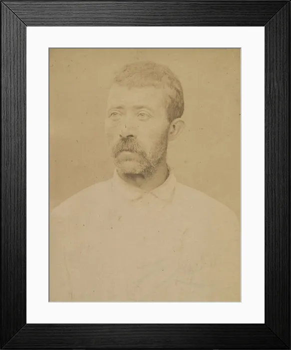 Framed Print : Bourguoin. Hubert, Jules. 51 ans, ne le 17 / 8 / 42 a Jelles (Seine & Marne) Framed Print : Bourguoin. Hubert, Jules. 51 ans, ne le 17 / 8 / 42 a Jelles (Seine & Marne)