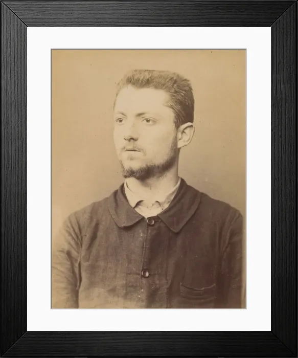 Framed Print : Henry. emile. (auteur de l attentat de l Hotel St-Lazare), 1890-94 Framed Print : Henry. emile. (auteur de l attentat de l Hotel St-Lazare), 1890-94