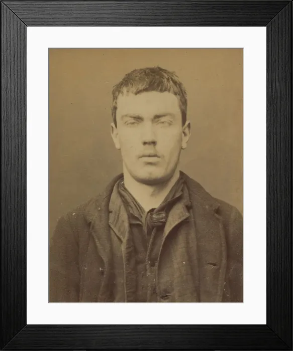 Framed Print : Rossi. Guillaume. 20 ans, ne le 8 / 3 / 71 a Biel (Italie). Serrurier. Vagabondage Framed Print : Rossi. Guillaume. 20 ans, ne le 8 / 3 / 71 a Biel (Italie). Serrurier. Vagabondage