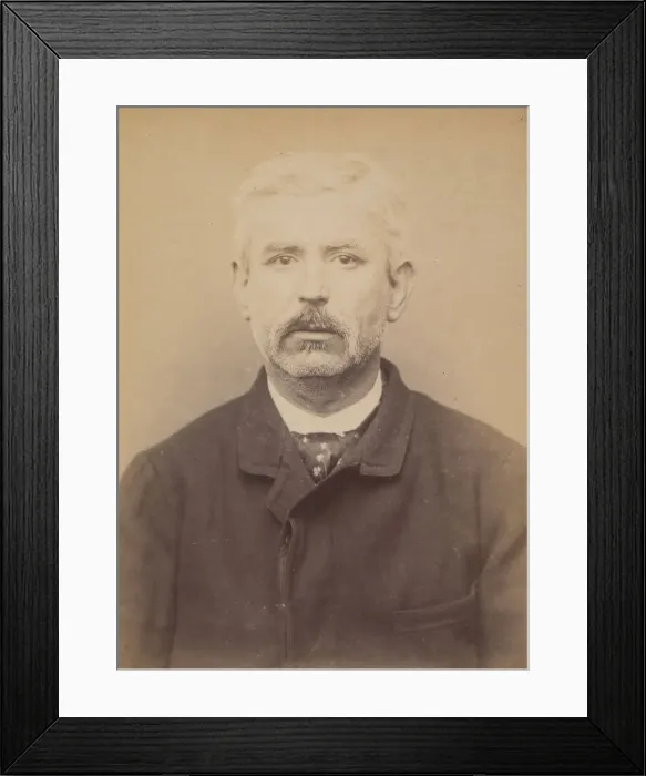 Framed Print : Reytinat. Jacques, Francois. 48 ans, ne a Mouy (Oise). Colporteur Framed Print : Reytinat. Jacques, Francois. 48 ans, ne a Mouy (Oise). Colporteur