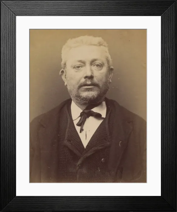 Framed Print : Oudin. Clovis. 49 ans, ne a Saint-Hilaire (Marne). Mecanicien. Anarchiste Framed Print : Oudin. Clovis. 49 ans, ne a Saint-Hilaire (Marne). Mecanicien. Anarchiste