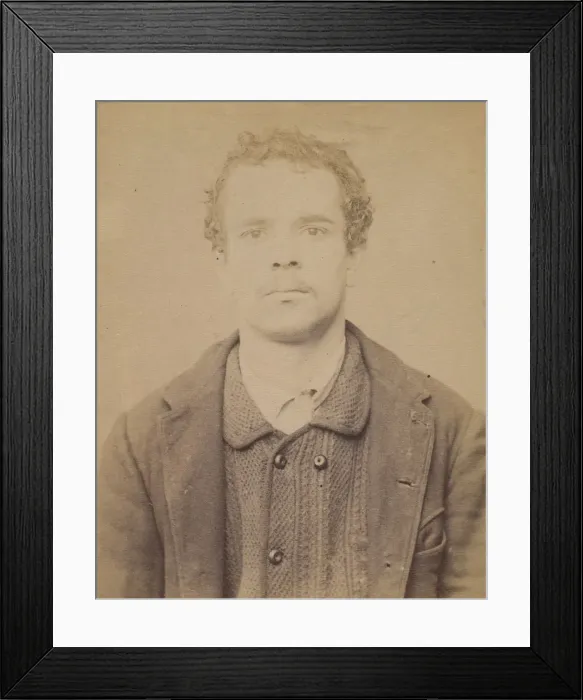 Framed Print : Garnier. Anatole, Auguste. 18 ans, ne a Montereau (Seine & Marne) Framed Print : Garnier. Anatole, Auguste. 18 ans, ne a Montereau (Seine & Marne)