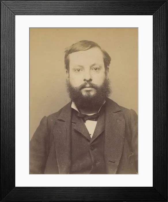 Framed Print : Pennelier. Casimir. Arthur. 36 ans, ne a Billeuse (Somme). Clerc d huissier Framed Print : Pennelier. Casimir. Arthur. 36 ans, ne a Billeuse (Somme). Clerc d huissier
