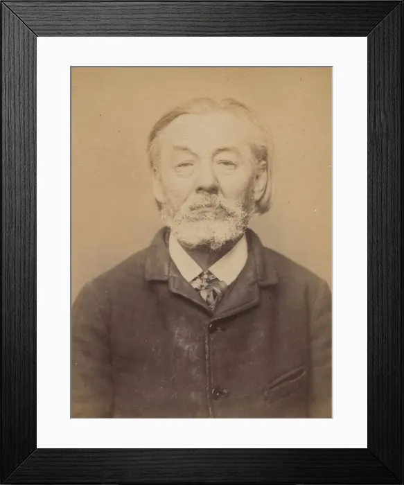 Framed Print : Dery. Louis. 60 ans, ne a Cobugny (Nievre). Cordonnier. Anarchiste. 9 / 3 / 94 Framed Print : Dery. Louis. 60 ans, ne a Cobugny (Nievre). Cordonnier. Anarchiste. 9 / 3 / 94