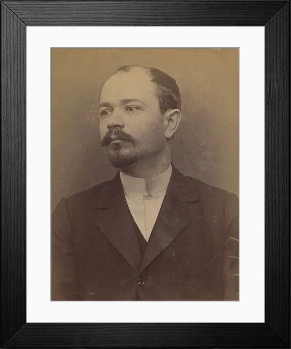 Framed Print : Liegeois (ou Liegois), Francois. 30 ans, ne a Vilette (Meurthe & Framed Print : Liegeois (ou Liegois), Francois. 30 ans, ne a Vilette (Meurthe &