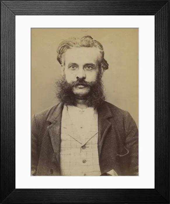 Framed Print : Durey. Francois, Louis. 43 ans, ne le 25 / 2 / 51 a Lyon (Rhone) Framed Print : Durey. Francois, Louis. 43 ans, ne le 25 / 2 / 51 a Lyon (Rhone)