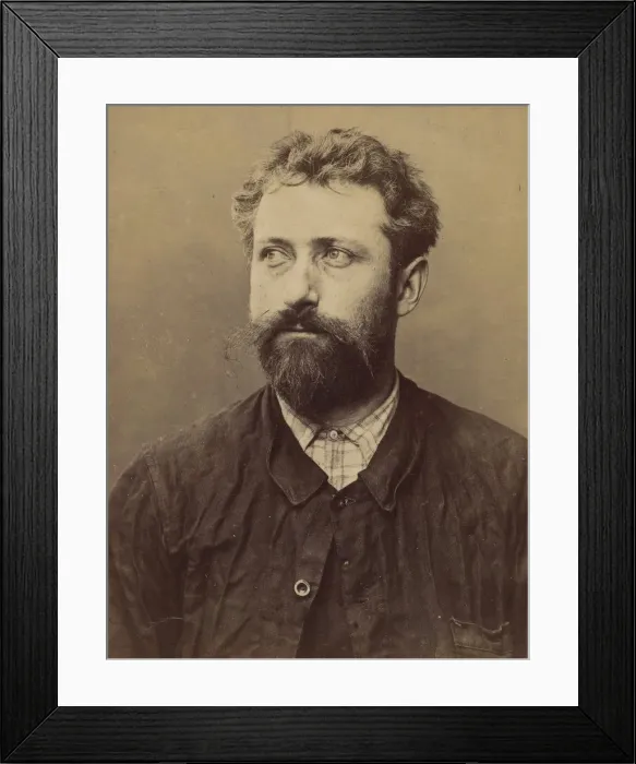 Framed Print : Kieffer. Nicolas. 35 ans, ne le 8 / 4 / 59 a Haltuiller (Meurthe). Menuisier Framed Print : Kieffer. Nicolas. 35 ans, ne le 8 / 4 / 59 a Haltuiller (Meurthe). Menuisier