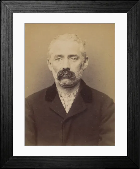 Framed Print : Dejernier (ou Degernier). Edouard. 45 ans, ne a Gand (Belgique) Framed Print : Dejernier (ou Degernier). Edouard. 45 ans, ne a Gand (Belgique)