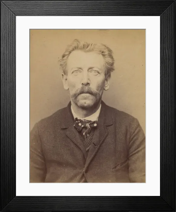 Framed Print : Bourlard. Joseph, Anselme. 45 ou 46 ans, ne a Biemme (Belgique) Framed Print : Bourlard. Joseph, Anselme. 45 ou 46 ans, ne a Biemme (Belgique)