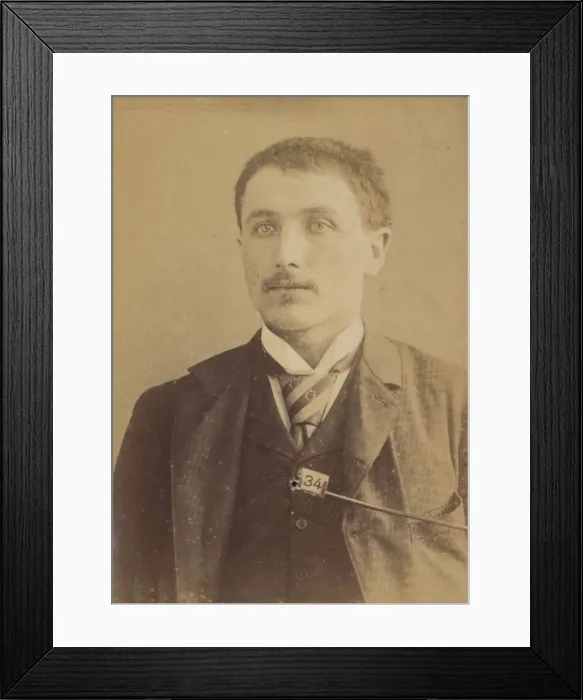 Framed Print : Schouppe. Placide. (dit Ricken, Franz). 31 ans, ne a Dickenvenne (Belgique) Framed Print : Schouppe. Placide. (dit Ricken, Franz). 31 ans, ne a Dickenvenne (Belgique)