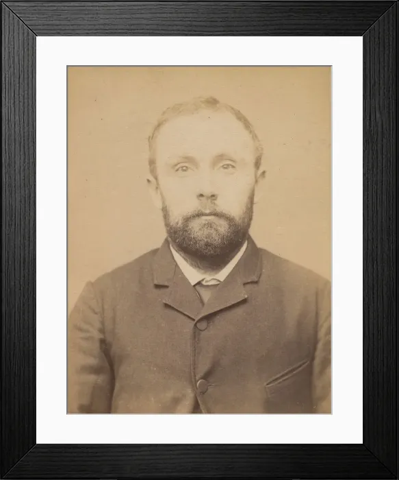 Framed Print : Chevalier. etienne. 36 ans, ne a Gemosac (Charente-Inferieure) Framed Print : Chevalier. etienne. 36 ans, ne a Gemosac (Charente-Inferieure)