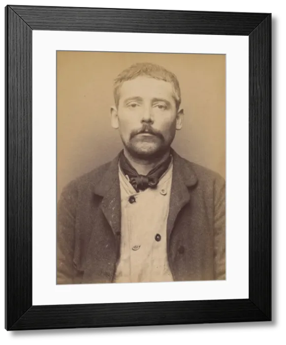 Framed Print : Guignard. Georges, Auguste. 36 ans, ne le 1 / 1 / 58 a Neuilly (Seine). Plombier Framed Print : Guignard. Georges, Auguste. 36 ans, ne le 1 / 1 / 58 a Neuilly (Seine). Plombier