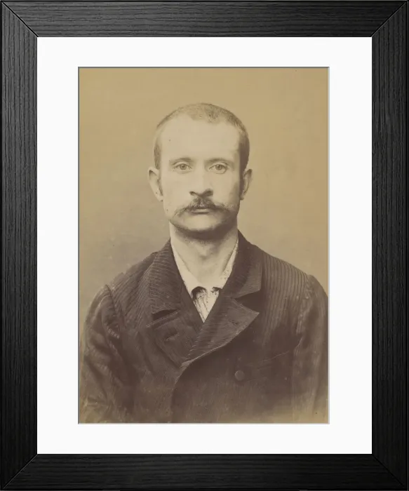 Framed Print : Saulnier. Alphonse, Joseph. 31 ans, ne a Paris XXe. Tourneur sur bois Framed Print : Saulnier. Alphonse, Joseph. 31 ans, ne a Paris XXe. Tourneur sur bois